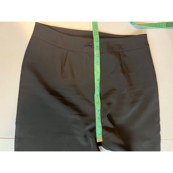 Nasty Gal Collection Ankle Dress Pants High Rise Stretch Pocket  Olive Green 12 - Picture 4 of 10